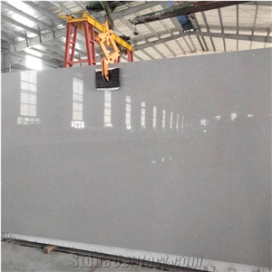 LC-312 Sparkling Grey Vietnam Quartz Artificial Stone