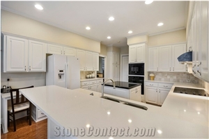 LQ-403 Vietnam Engineered Quartz Slab Grain White