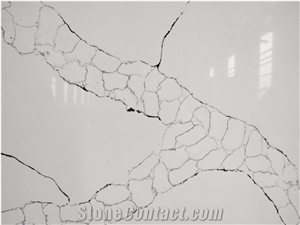 LQ-804 Calacatta Prisca Vietnam Engineered Quartz