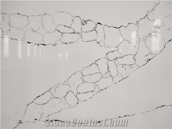 LQ-804 Calacatta Prisca Vietnam Engineered Quartz