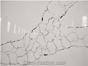 LQ-804 Calacatta Prisca Vietnam Engineered Quartz