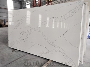 LQ-804 Calacatta Prisca Vietnam Engineered Quartz