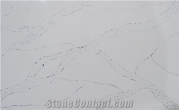 LQ-804 Calacatta Prisca Vietnam Engineered Quartz