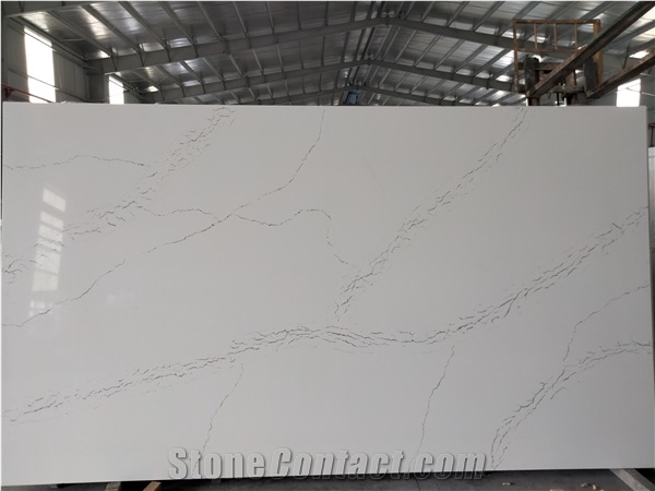 LQ-806 Unique Artificial Stone Calacatta Quartz Vietnam