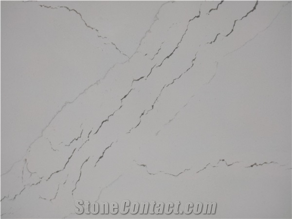 LQ-806 Unique Artificial Stone Calacatta Quartz Vietnam