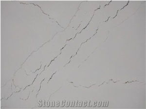 LQ-806 Unique Artificial Stone Calacatta Quartz Vietnam