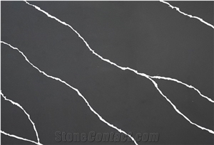 LQ-815 Grey Vein Calacatta Vietnam Quartz Slabs