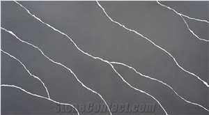 LQ-815 Grey Vein Calacatta Vietnam Quartz Slabs