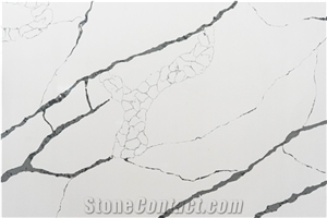 LQ-820 Bookmatch Quartz Calacatta Made In  Vietnam