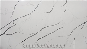 LQ-820 Bookmatch Quartz Calacatta Made In  Vietnam