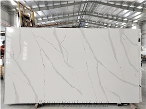 LQ-822 Best Price Calacatta Quartz Lux Vietnam