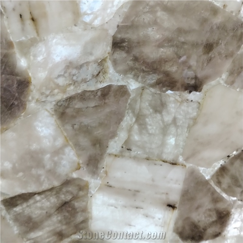Hot Sale Quartz Semiprecious Stone Wall Panels