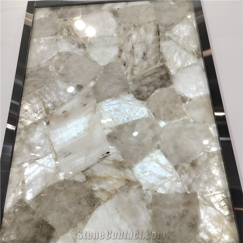 Hot Sale Quartz Semiprecious Stone Wall Panels