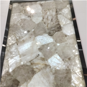 Hot Sale Quartz Semiprecious Stone Wall Panels
