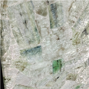 Popular Luxury Green Marcusite Semiprecious Stone Slabs