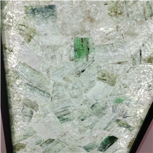 Popular Luxury Green Marcusite Semiprecious Stone Slabs