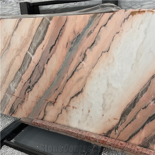 Estremoz Rosa Aurora Marble Slabs For Home Design Project