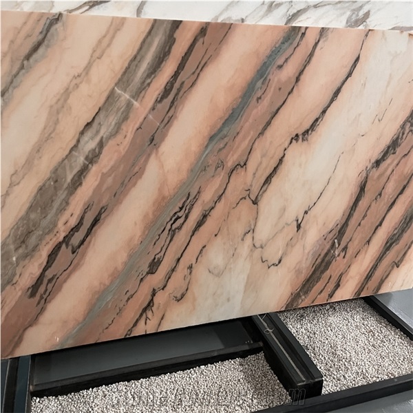 Estremoz Rosa Aurora Marble Slabs For Home Design Project