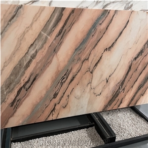 Estremoz Rosa Aurora Marble Slabs For Home Design Project