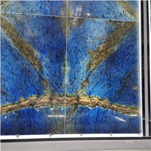 Grand Blue Bahia Granite For High-End Background Wall