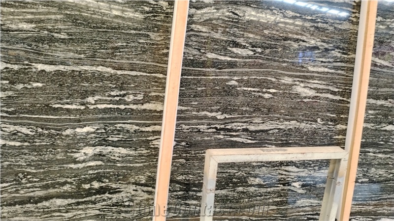India Polished Black Markino Granite Slabs And Deco Tiles