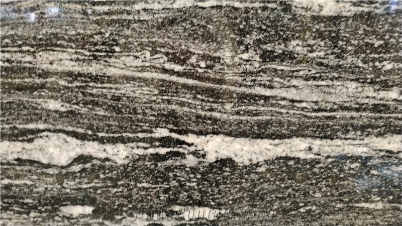 India Polished Black Markino Granite Slabs And Deco Tiles