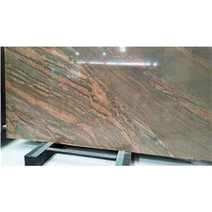 Polished Brown Copper Dune Granite Slabs And Floor Tiles