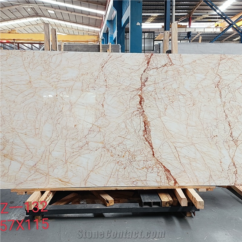 Polishing  Factory Price Golden Spider Marble For Floor