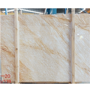 Polishing  Factory Price Golden Spider Marble For Floor