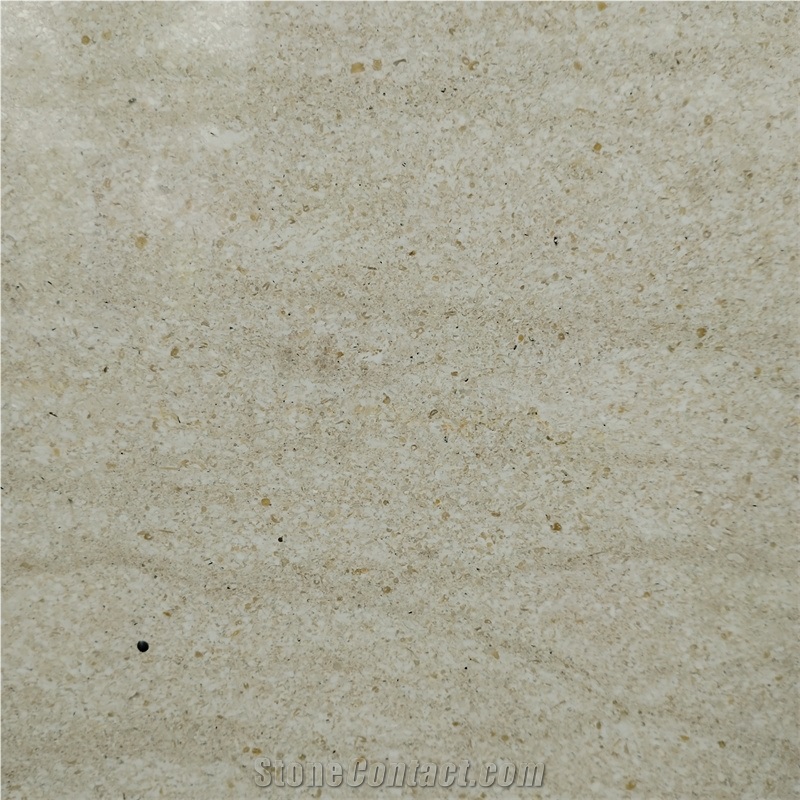 White Mocha Limestone Slabs Fine Grain Ivory Cream For Tops