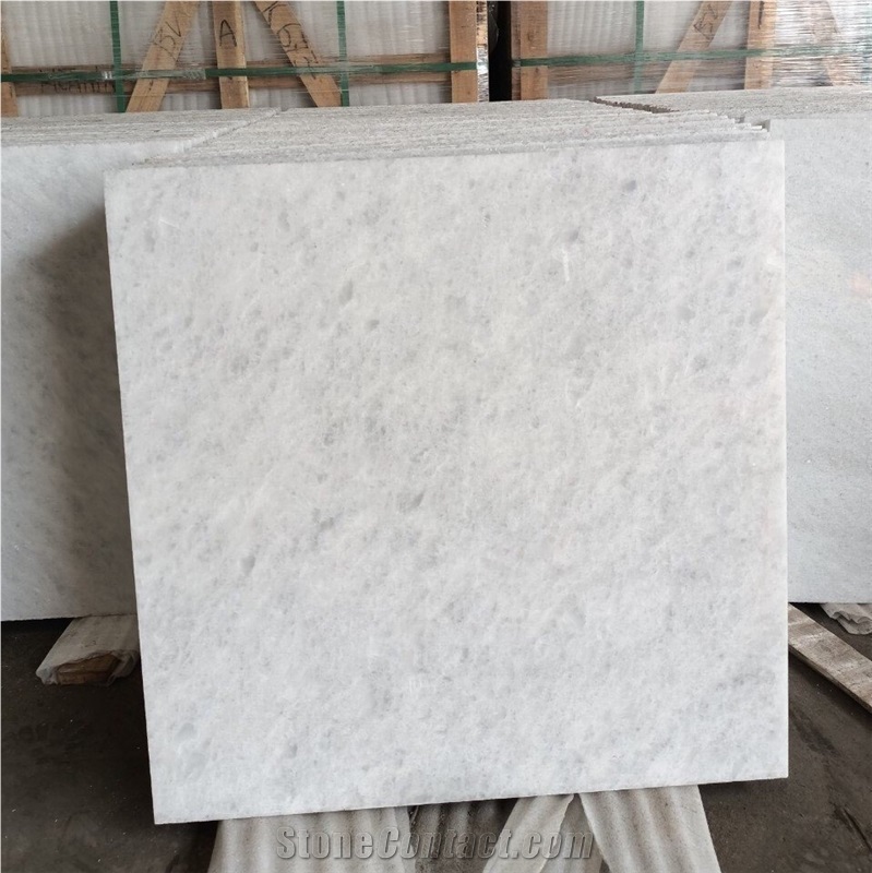 Crystal/Sparkling White Marble Stone