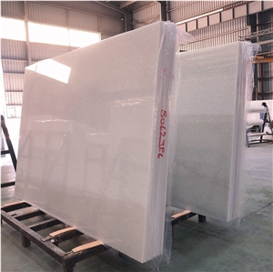 Crystal/Sparkling White Marble Stone