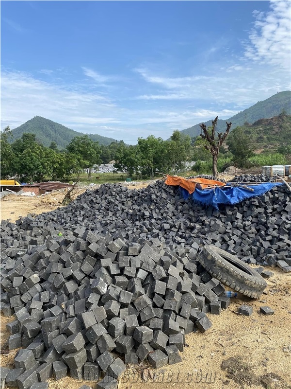 Granite Cobble Stone, Cube Stone