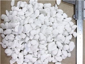 Snow White Tumbled Garden Pebble Vietnam Stone Landscape