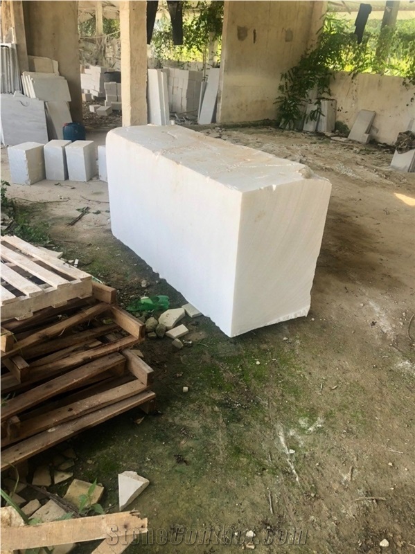 Vietnam Crystal White Marble Block