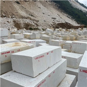 Vietnam Crystal White Marble Block