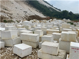 Vietnam Crystal White Marble Block