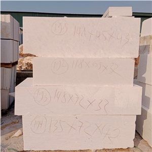 Vietnam Crystal White Marble Block
