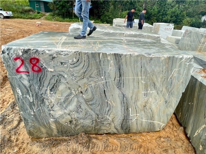 WHITE MARBLE BLOCK VIETNAM NATURAL STONE