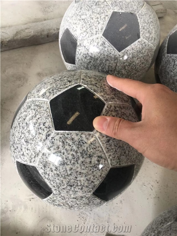 Marble Landscaping Balls White Carrara Road Parking Bollards
