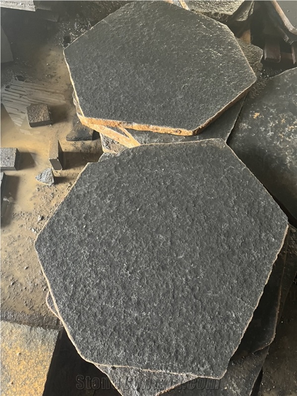 Basalt Garden Stepping Stone