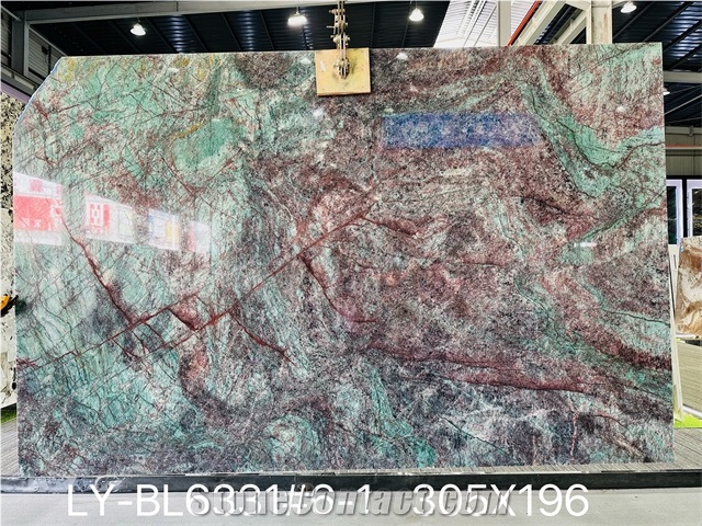 Polished Finish Blue Velvet Quartzite Slabs