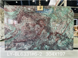 Polished Finish Blue Velvet Quartzite Slabs