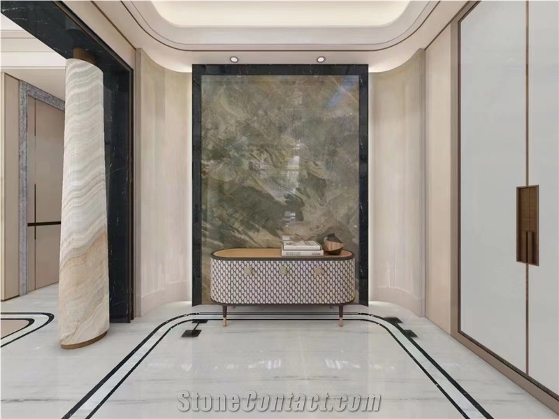 Polished Finish Desert Oasis Quartzite Slabs
