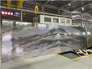 Polished Finish Ocean Blue Quartzite Slab