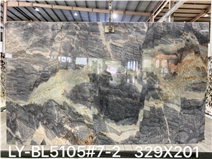 Polished Finish Spring Breeze Quartzite Slabs
