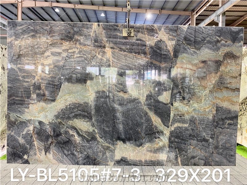 Polished Finish Spring Breeze Quartzite Slabs
