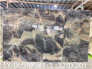 Polished Finish Spring Breeze Quartzite Slabs