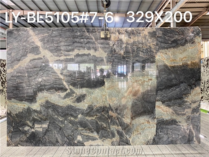Polished Finish Spring Breeze Quartzite Slabs