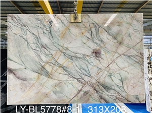 Polished Finished Aurora Borealis Quartzite Slabs